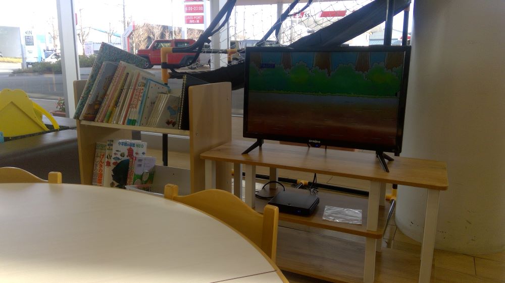 キッズコーナーに☺